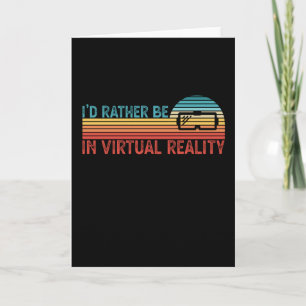 Tarjeta Prefiero estar en VR, un regalo de realidad virtua