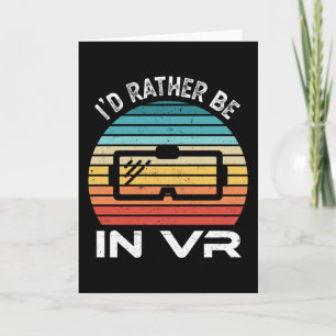 Tarjeta Prefiero estar en VR Virtual Reality Gift