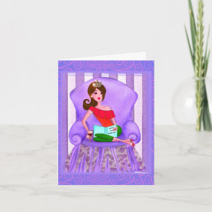 Tarjeta "Prefiero Leer Un Libro" Diva