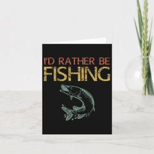 Tarjeta Prefiero Pescar Camisa de Pescador 1