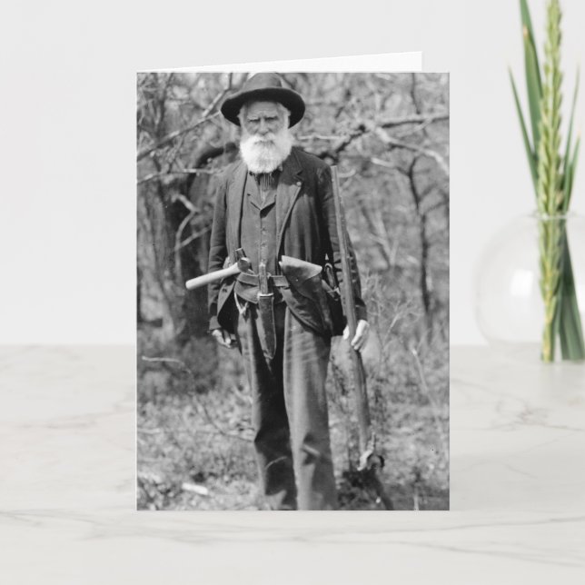 Tarjeta Prefiero ser cazador, 1904 (Anverso)