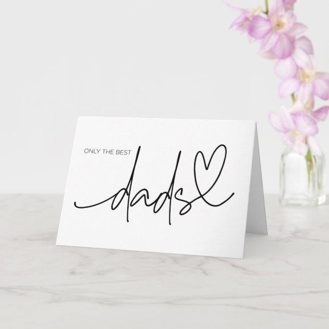 Tarjeta Pregnancy Baby Reveal Dad Grandfather to Be Card (Orquídea)