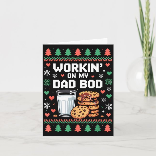 Tarjeta Pregnancy New Mom Baby Pregnant Christmas Matching (Anverso)