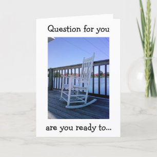 TARJETA ¿PREGUNTA DE CUMPLEAÑOS? ¿ROCK O ROCK Y ROLL?