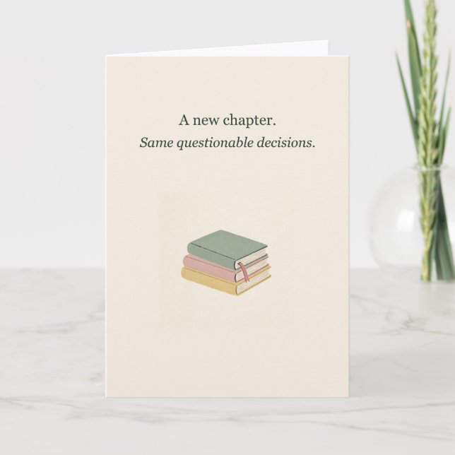 Tarjeta Pregunta de nuevo capítulo Decisiones Cumpleaños L (Anverso)