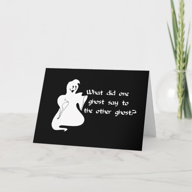 Tarjeta Pregunta del fantasma (Anverso)