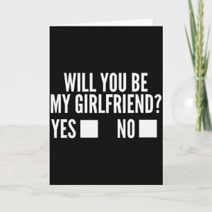 Tarjeta Pregúntale ¿Serás Mi Novia Cute San Valentín 