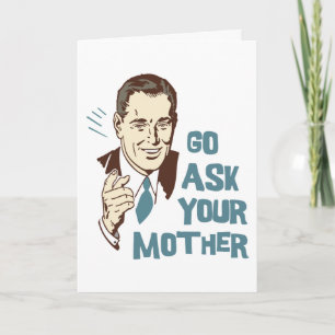 Tarjeta Preguntar a su madre