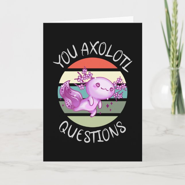 Tarjeta Preguntas axolotl (Anverso)