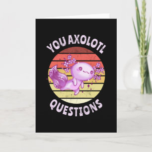 Tarjeta Preguntas axolotl