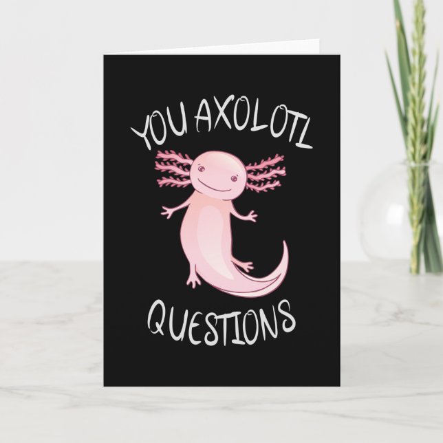 Tarjeta Preguntas axolotl (Anverso)