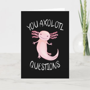 Tarjeta Preguntas axolotl