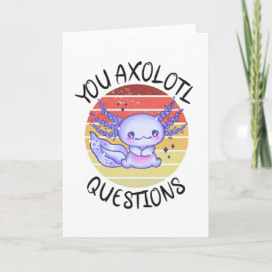 Tarjeta Preguntas axolotl