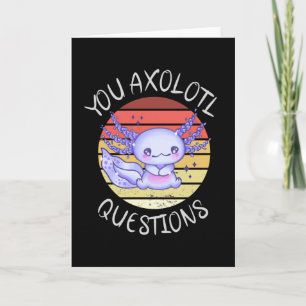Tarjeta Preguntas axolotl