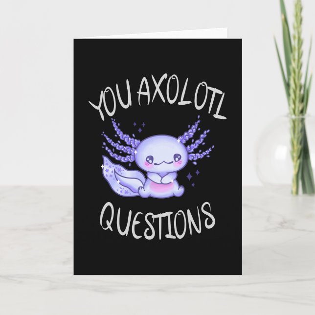 Tarjeta Preguntas axolotl (Anverso)