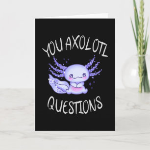 Tarjeta Preguntas axolotl