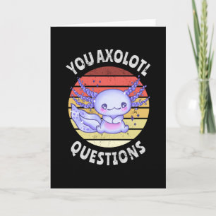 Tarjeta Preguntas axolotl