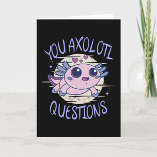 Tarjeta Preguntas axolotl
