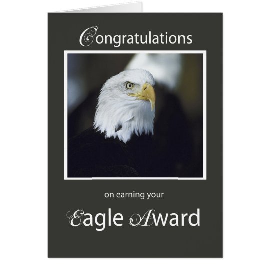 Tarjeta Premio de 4101 Eagle, enhorabuena