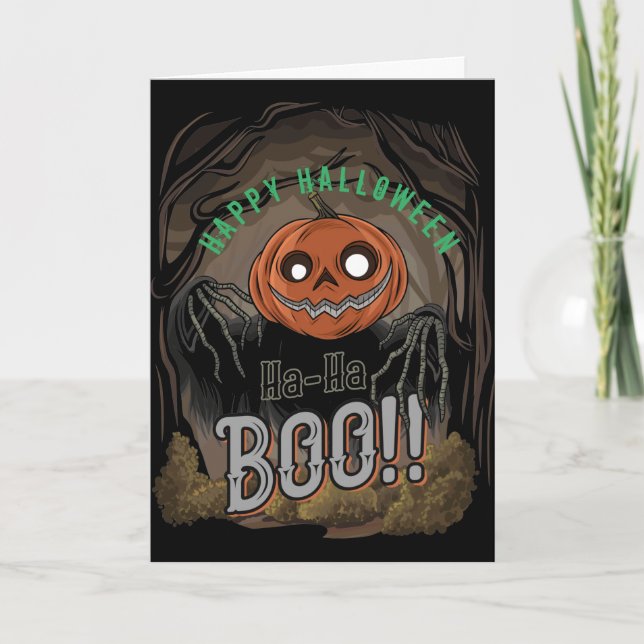 Tarjeta Preparado para una Halloween Spooktacular (Anverso)