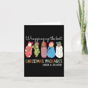 Tarjeta Preparar los mejores Navidades Paquetes Labor Deli