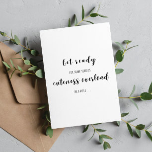 Tarjeta Prepárate para la sobrecarga de atención - Bebé en