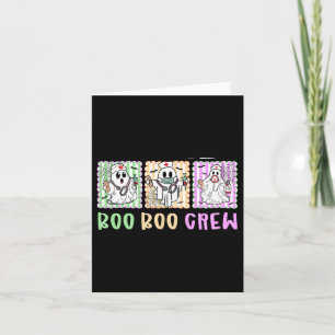 Tarjeta Preppy Boo Crew Enfermeras Halloween Disfraces Hom