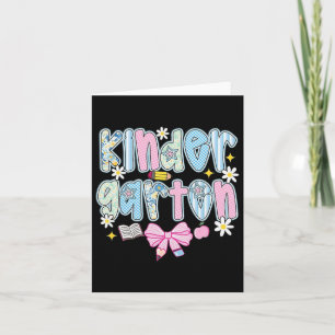 Tarjeta Preppy De Vuelta Al Colegio Coquette Floral Cute K
