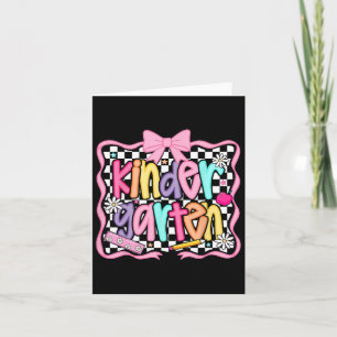 Tarjeta Preppy De Vuelta Al Colegio Coquette Floral Cute K