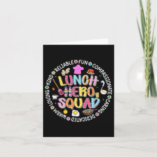 Tarjeta Preppy De Vuelta Al Colegio Lunes Lady Squad Cafet