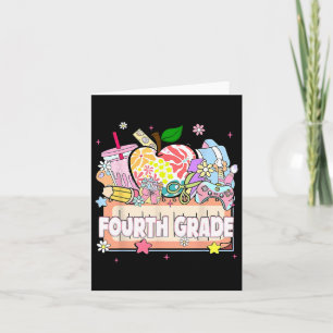 Tarjeta Preppy Kids Cuarto Grado 2025 Preescolar 4º G