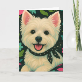 Tarjeta Preppy Westie