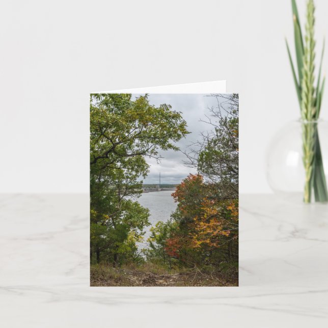 Tarjeta Presa Truman Otoño Enmarcado (Anverso)