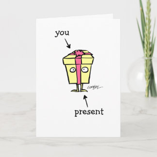 Tarjeta Presente de cumpleaños
