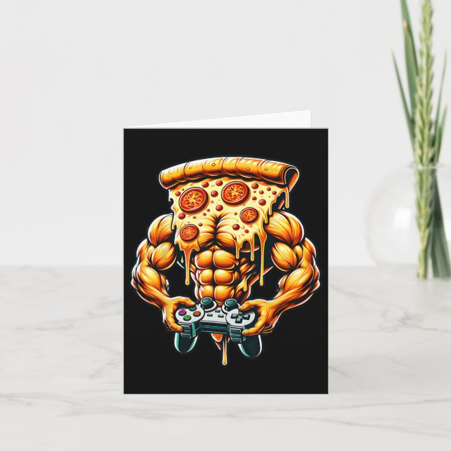 Tarjeta Presente de Guay Bodybuilding Gamer Pizza (Anverso)