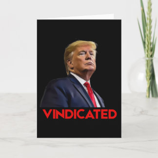 Tarjeta President Trump Vindicated