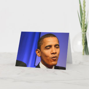 Tarjeta Presidente Barack Obama