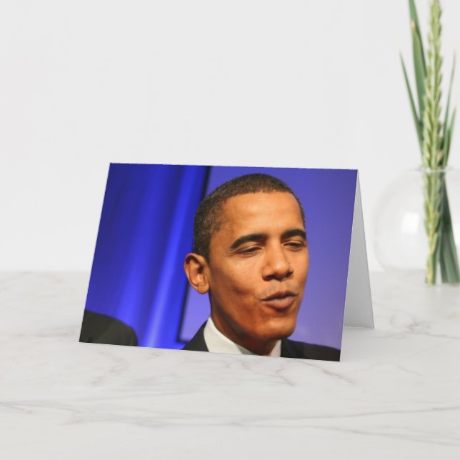 Tarjeta Presidente Barack Obama (Anverso)