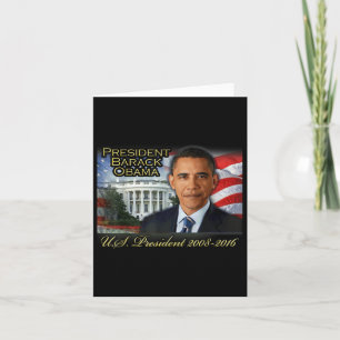 Tarjeta Presidente Barack Obama 2008-2016 Presidente de Es
