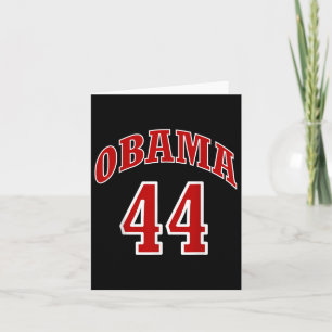 Tarjeta Presidente Barack Obama 44 Shirt Faux Jersey 44th 