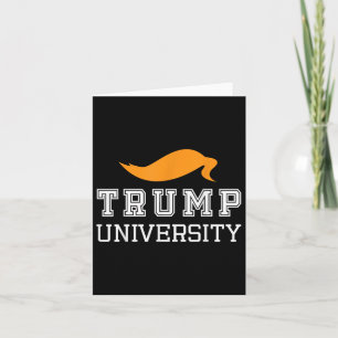 Tarjeta Presidente de la Universidad Cute Donald Trump 45