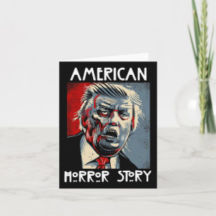 Tarjeta Presidente Horror Historia Americana Zombie Hallow