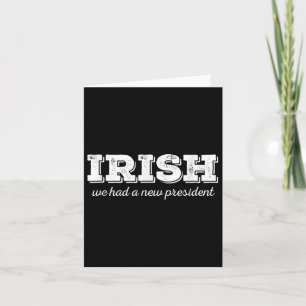 Tarjeta Presidente irlandés del Día de los Inversores de T