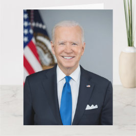 Tarjeta Presidente Joe Biden Retrato Oficial Cumpleaños