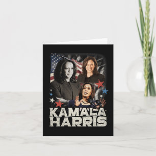 Tarjeta Presidente Kamala Harris No vamos a regresar al 20