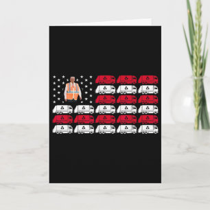 Tarjeta Presidente Trump Camión de Basura Trabajador Chale
