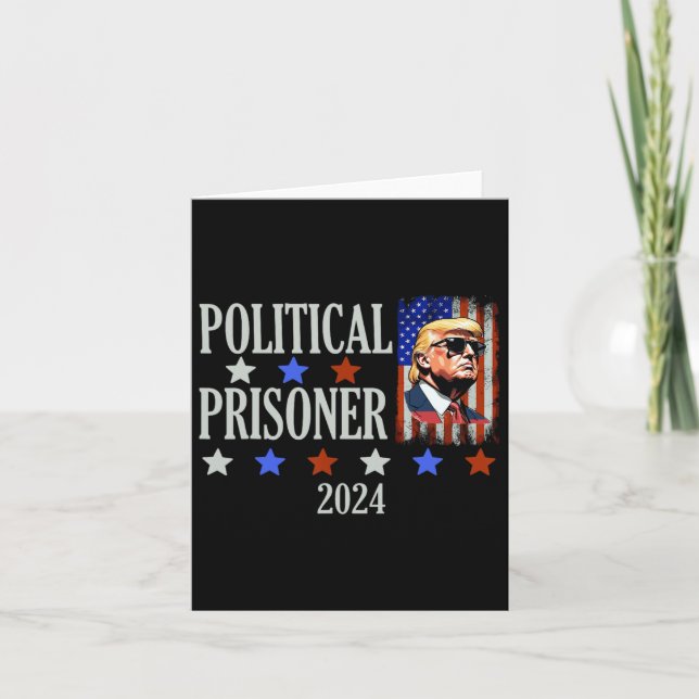 Tarjeta Preso Trump 2024  (Anverso)