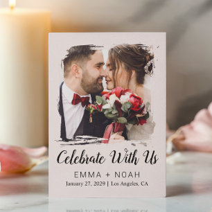 Tarjeta Presupuesto Foto Boda Crema