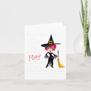 Tarjeta Pretende que soy un genio de la Halloween de últim