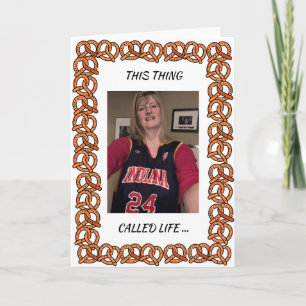 Tarjeta Pretzel para la jubilación de Deb edición